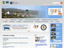 Tablet Screenshot of orasul-horezu.ro